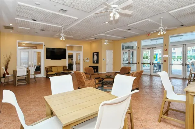 a view of a backyard with a slide