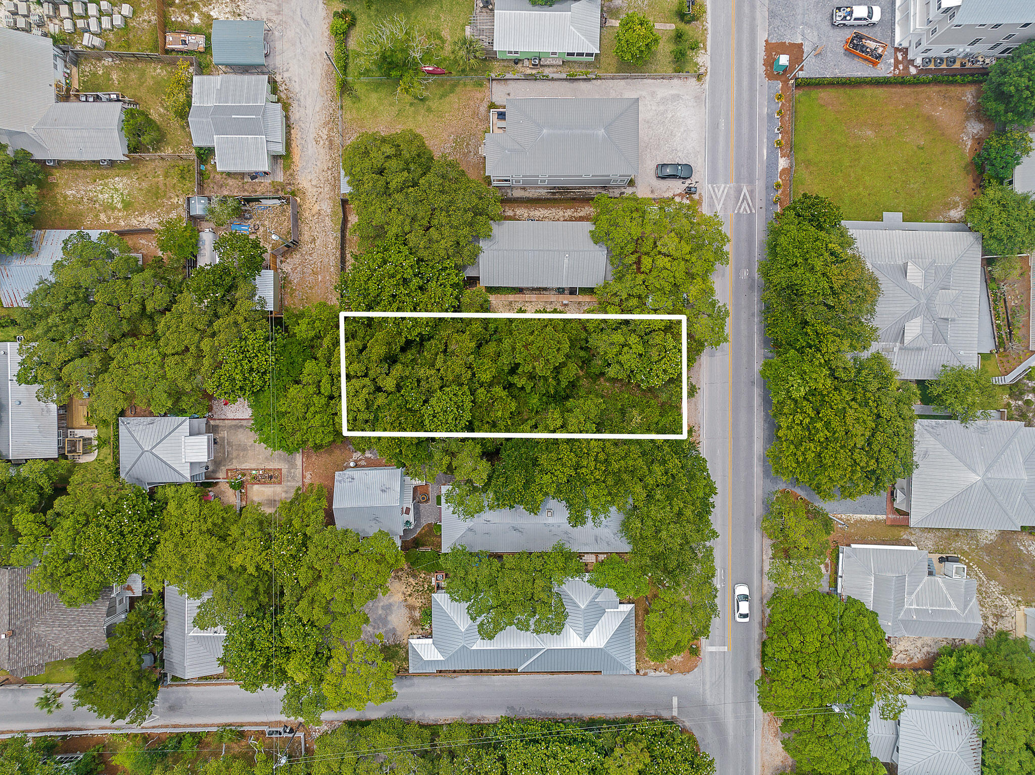 485 Defuniak Street Santa Rosa Beach, FL 32459 - Photo 4 of 21 an aerial view of a houses with a yard