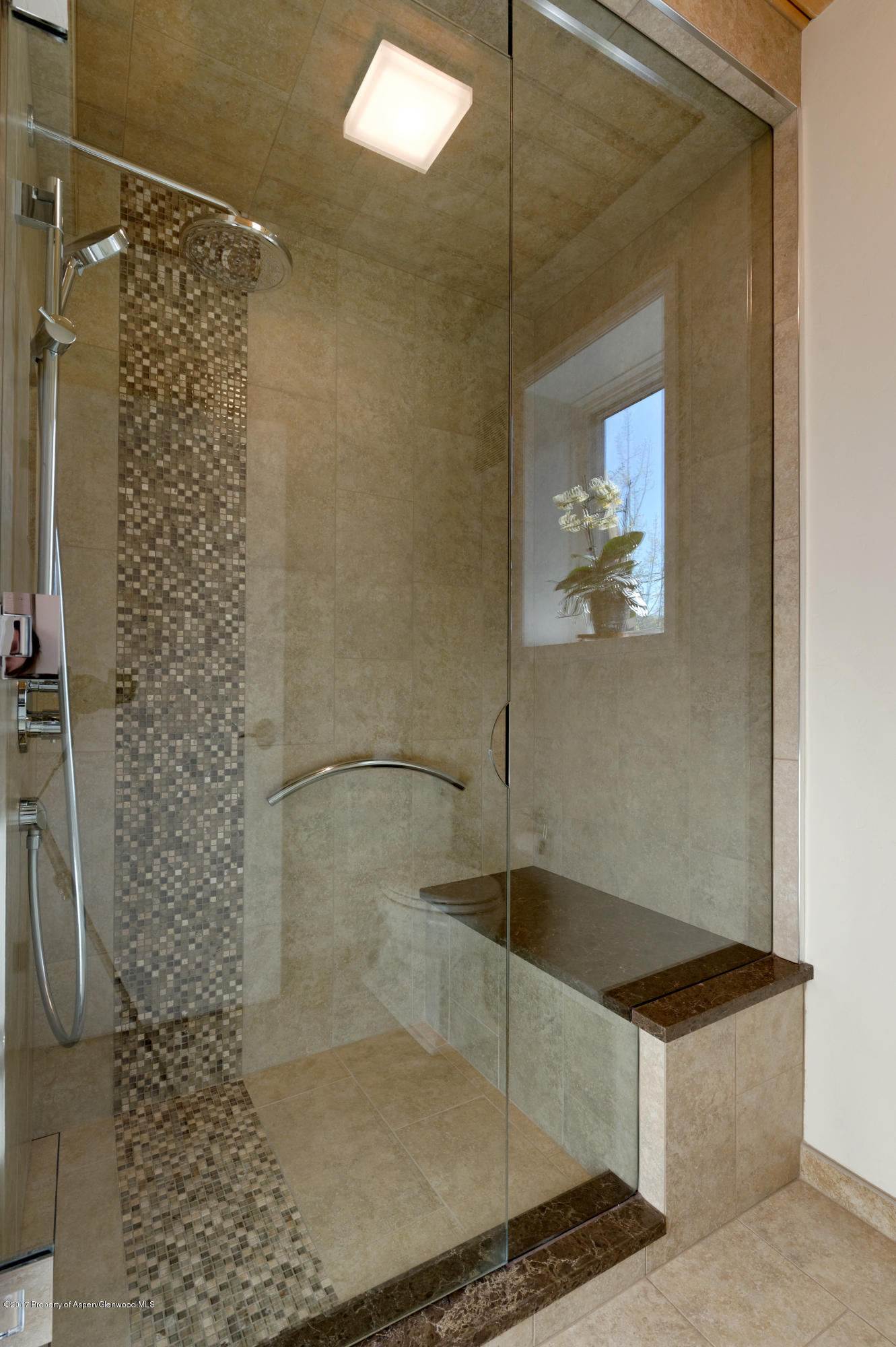 49 Elk Ridge Lane Snowmass Village, CO 81615 - Photo 11 of 24 a bathroom with a shower and mirror
