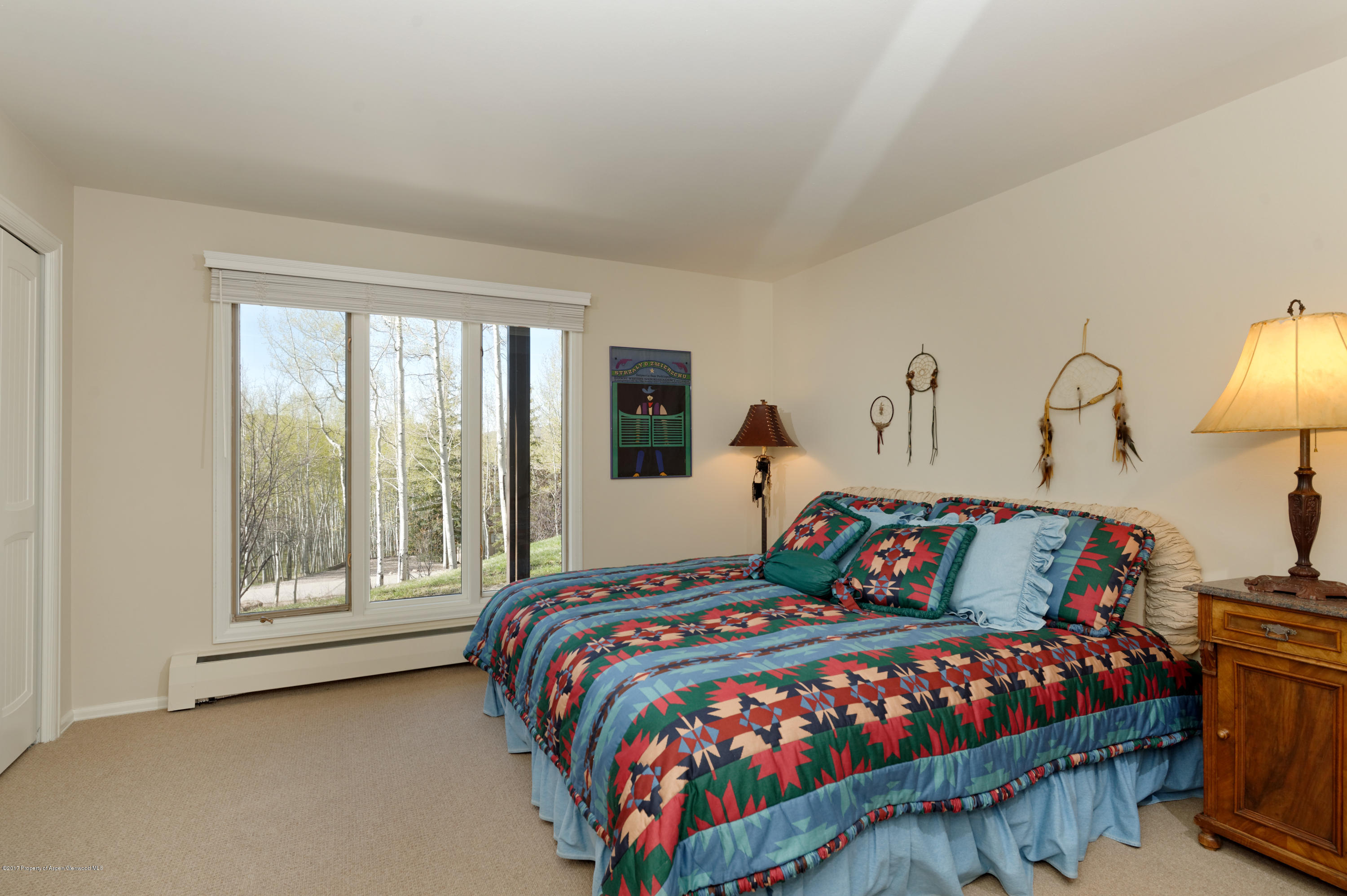 49 Elk Ridge Lane Snowmass Village, CO 81615 - Photo 18 of 24 a bedroom with a bed and a window