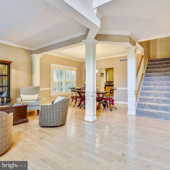 Open space floor plan