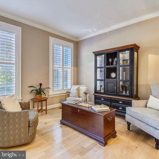 Hardwood floors on main level