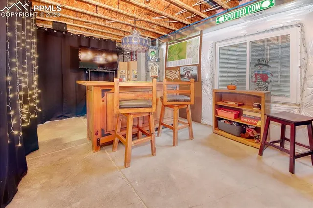 a outdoor space with furniture