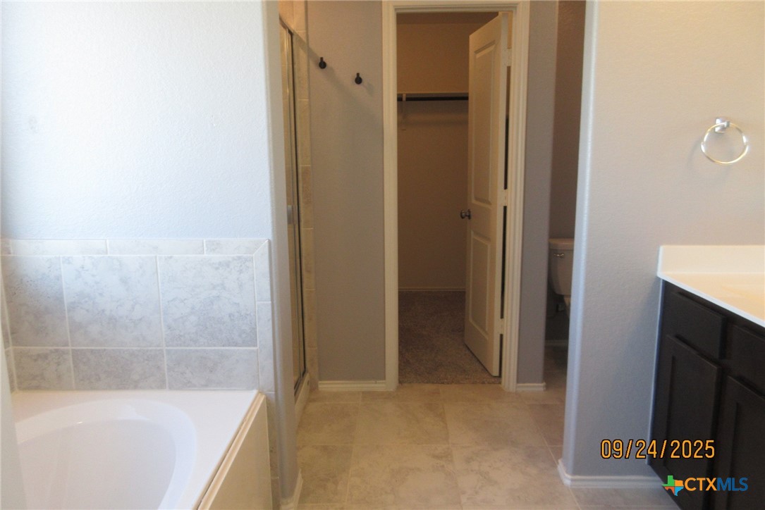 125 Greatest Gift Way Jarrell, TX 76537 - Photo 15 of 24 a bathroom with a bathtub