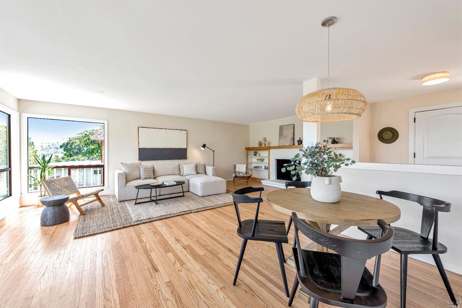 86 Ridge Avenue San Rafael, CA 94901 - Photo 1 of 1 a living room with furniture and a table