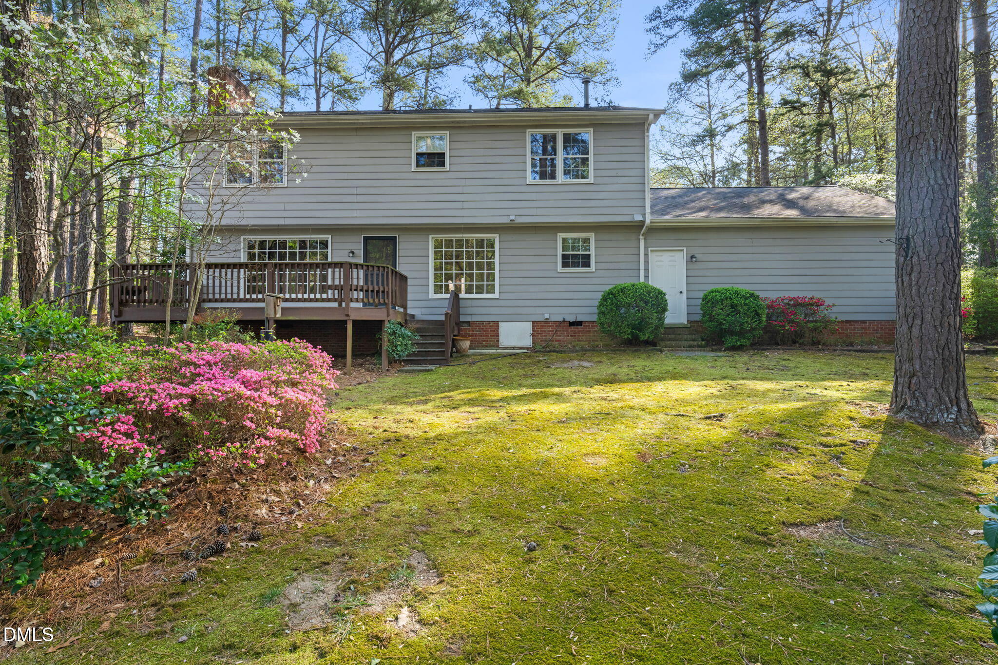 6115 Winthrop Drive Raleigh, NC 27612 - Photo 35 of 41 a view of a house with swimming pool and sitting area