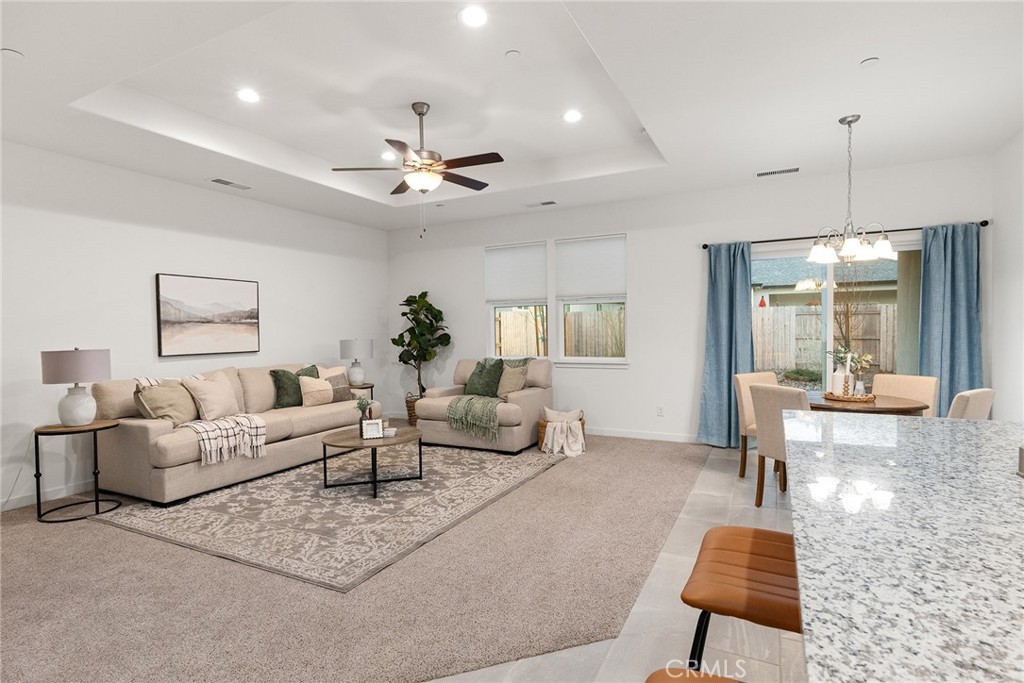 377 Bellamy Terrace Chico, CA 95973 - Photo 3 of 44 Open living, dining and kitchen. Perfect for entertaining!