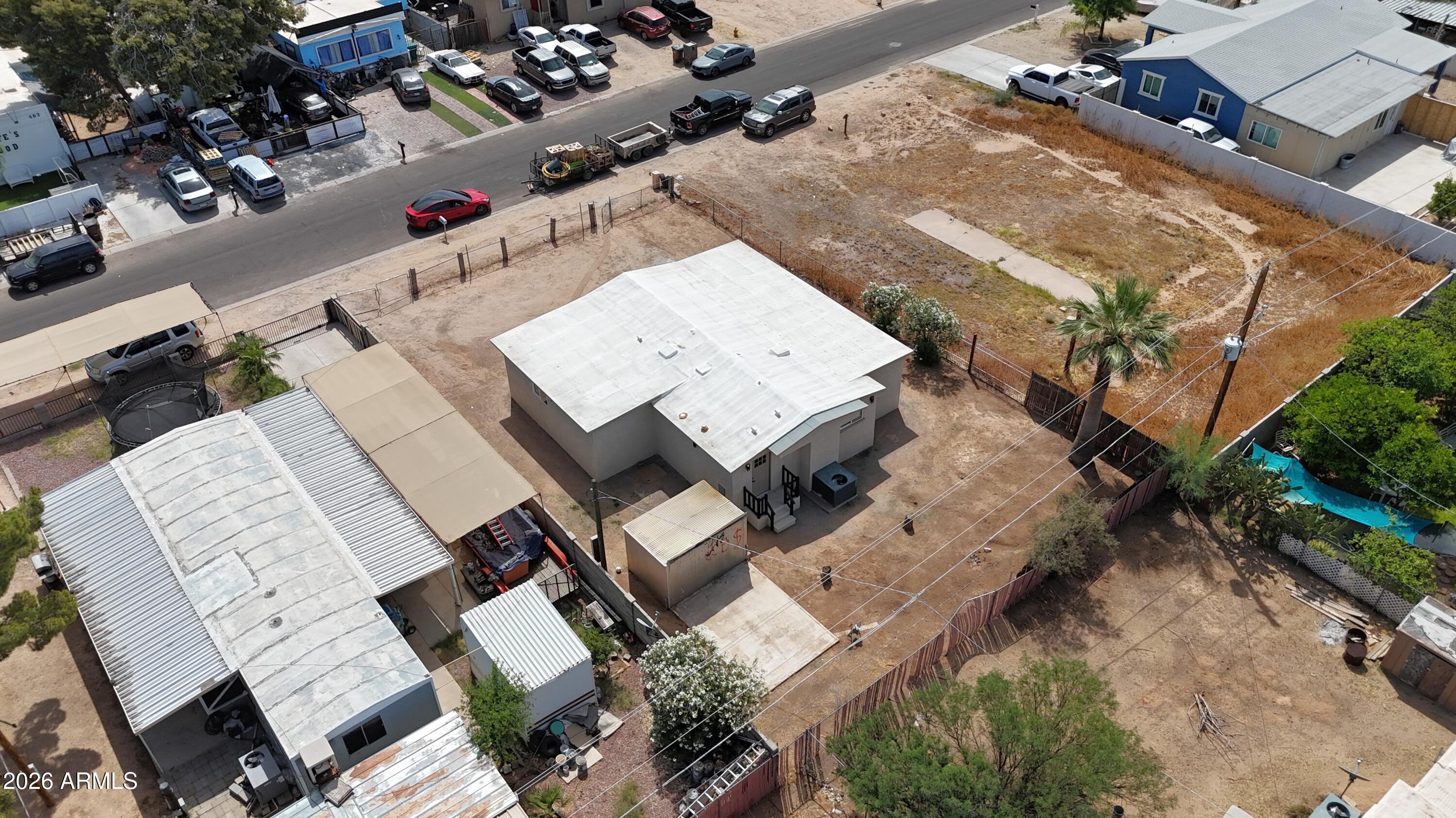 508 South 98th Street Mesa, AZ 85208 - Photo 29 of 34 an aerial view of a house with a yard