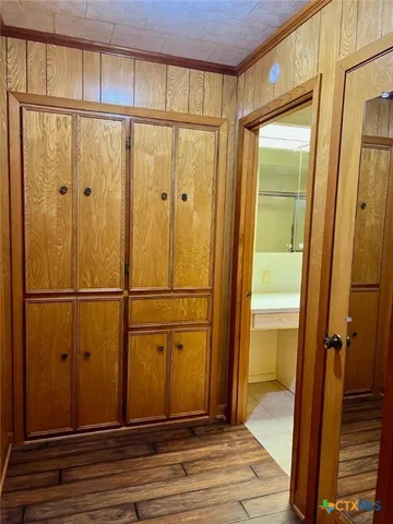 a view of a walk in closet