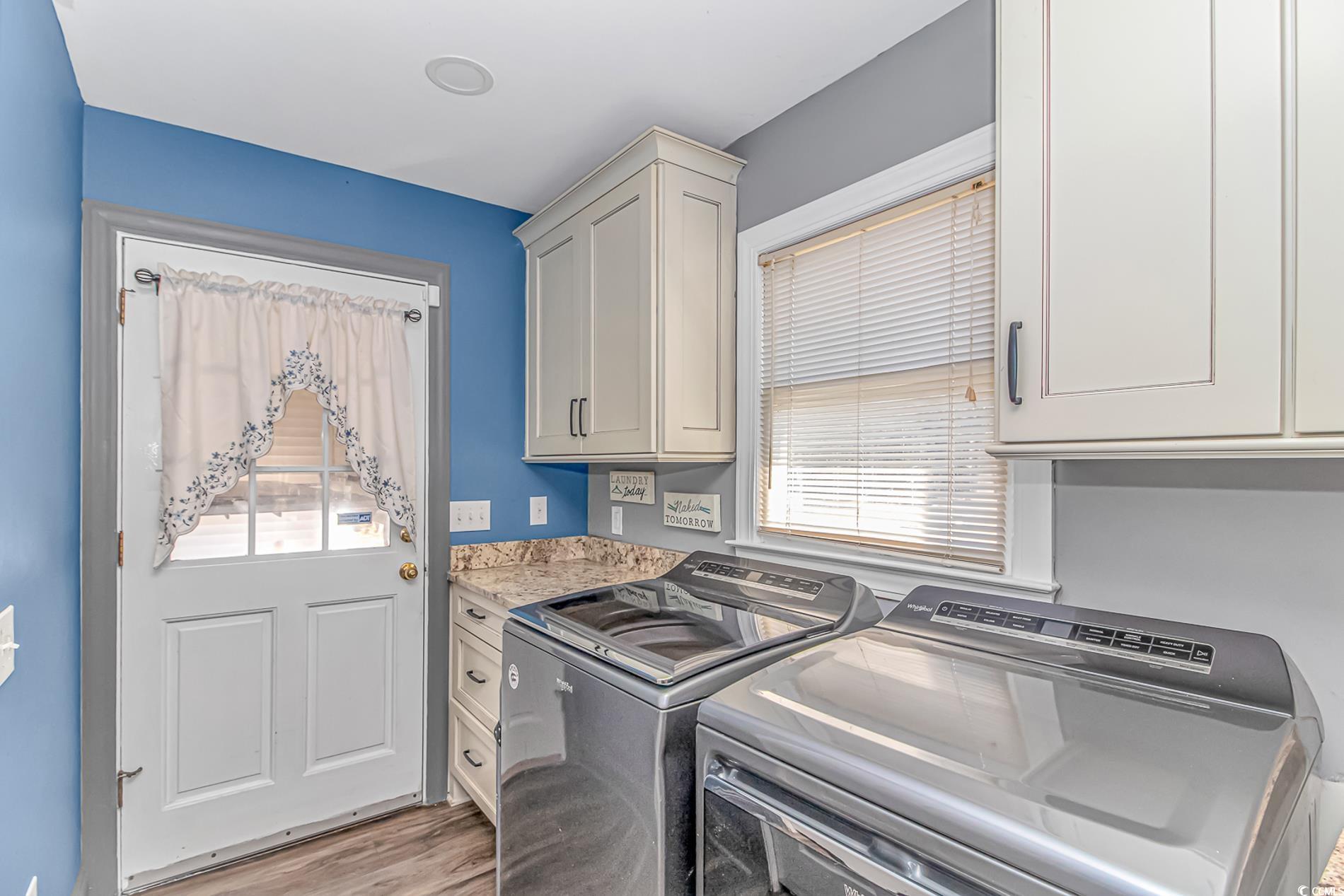 4106 Edwards Road Aynor, SC 29511 - Photo 12 of 39 Washroom with washer and clothes dryer, cabinets,