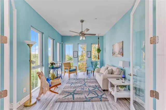 a view of swimming pool with a patio