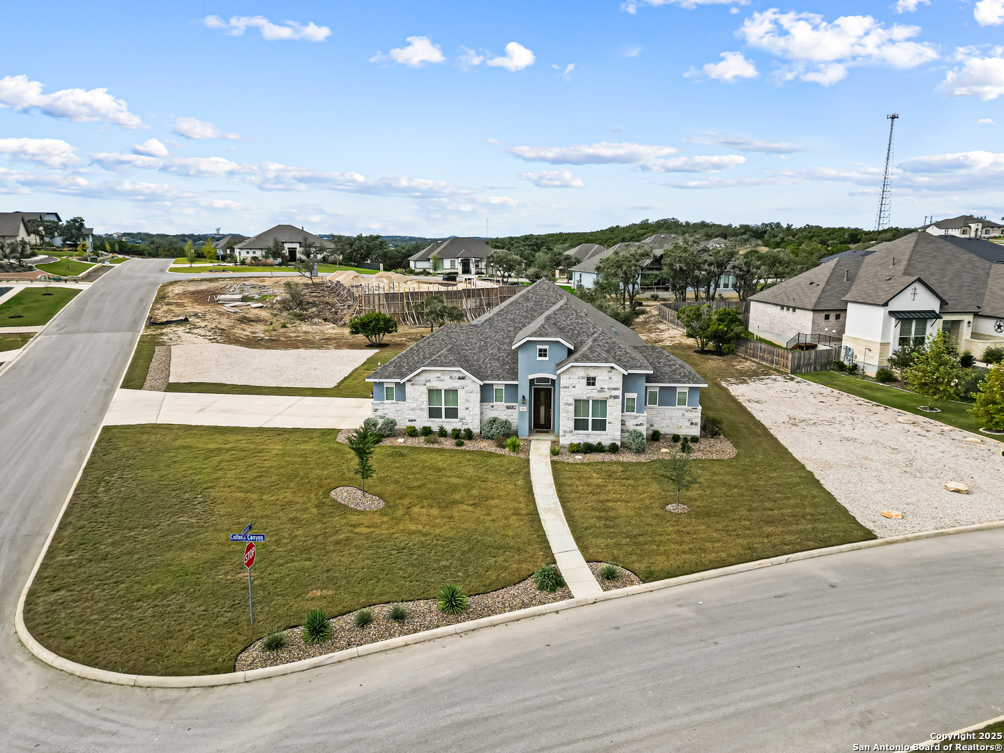 27103 Coltons Canyon San Antonio, TX 78260 - Photo 3 of 42 swimming pool view with a lake view