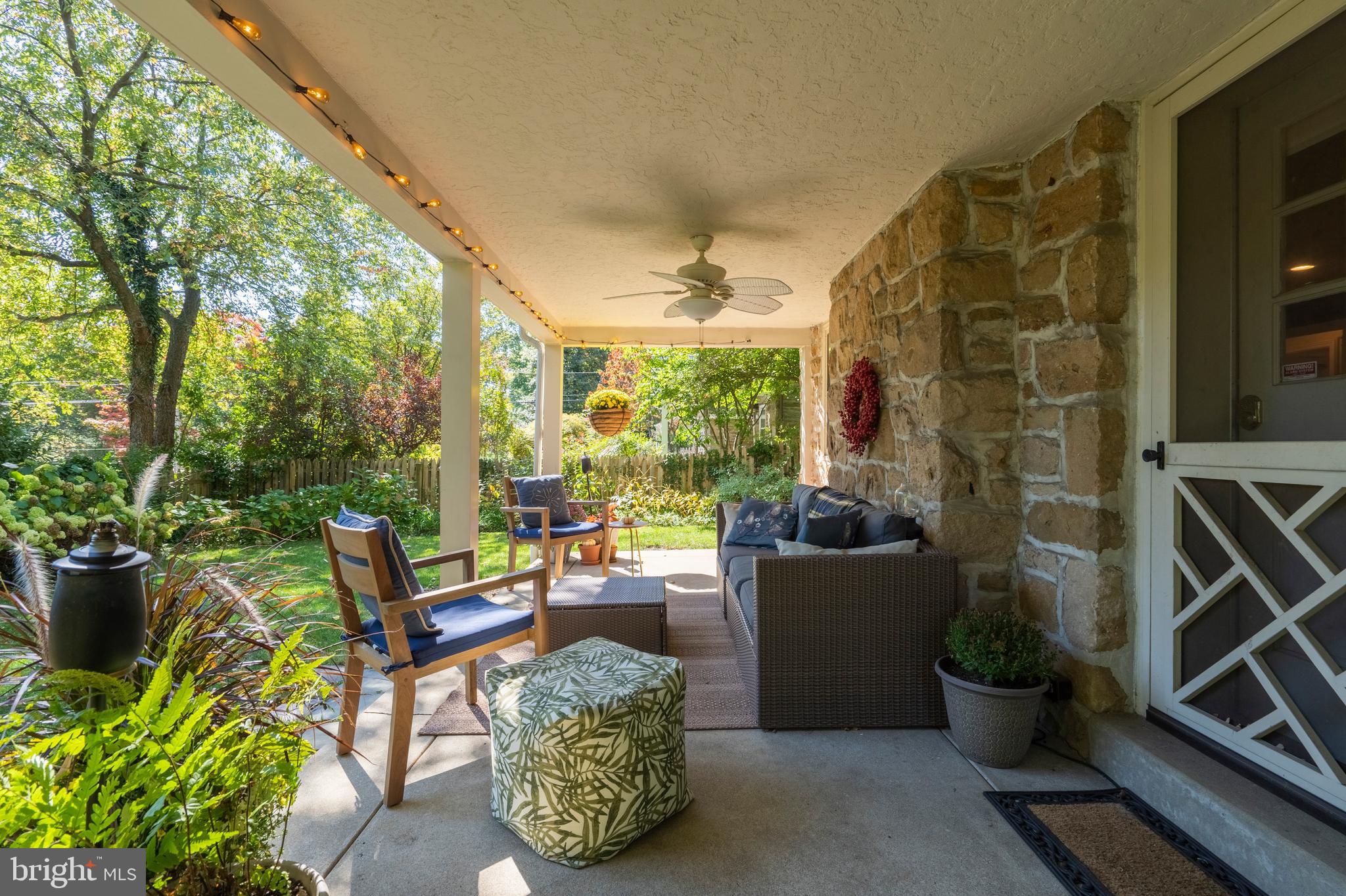 7800 Linden Road Glenside, PA 19038 - Photo 35 of 43 Private Side Porch