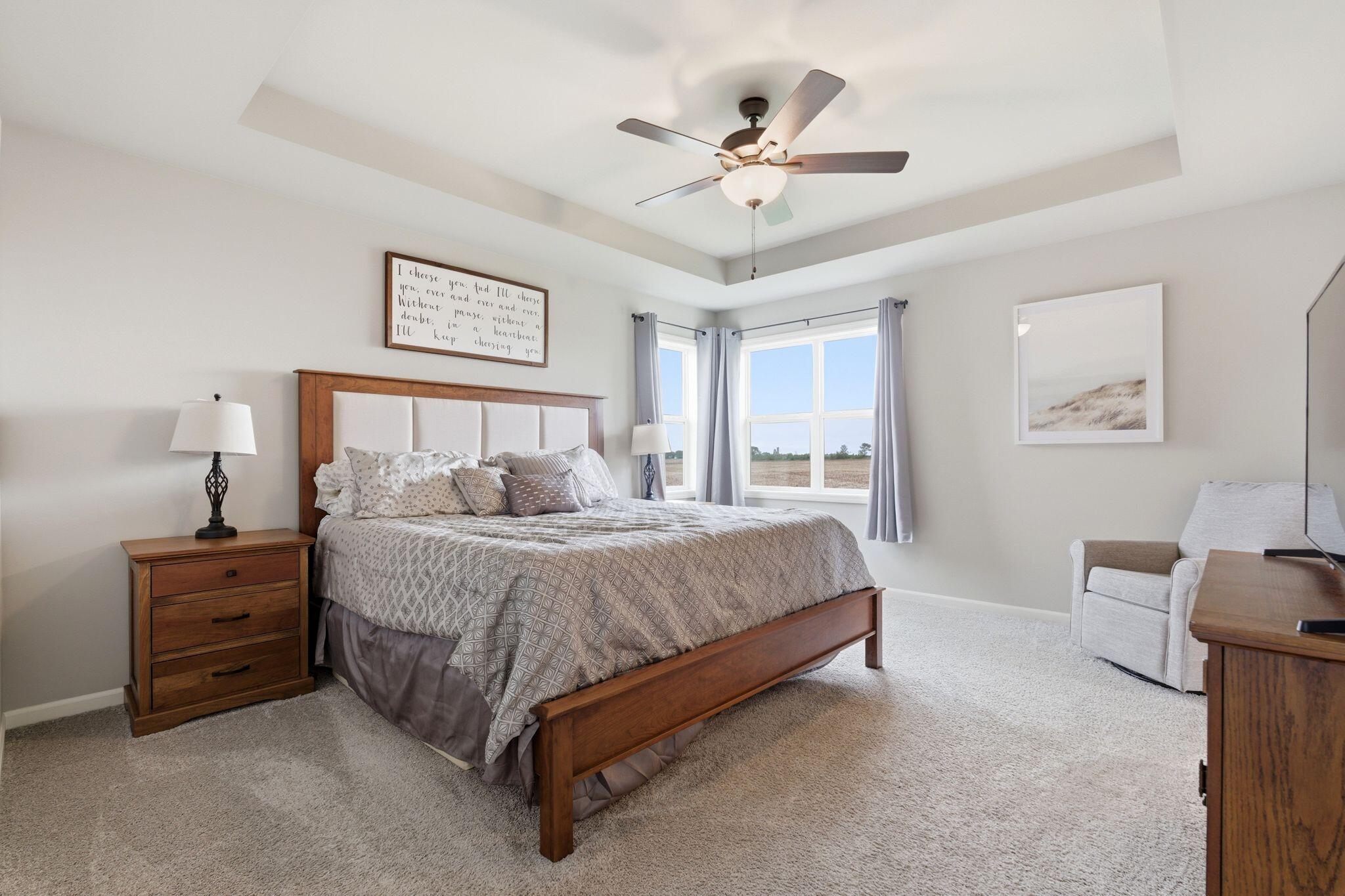 809 South Musket Ridge Drive Sun Prairie, WI 53590 - Photo 21 of 37 Master Bedroom