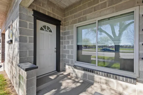 a view of backyard from window