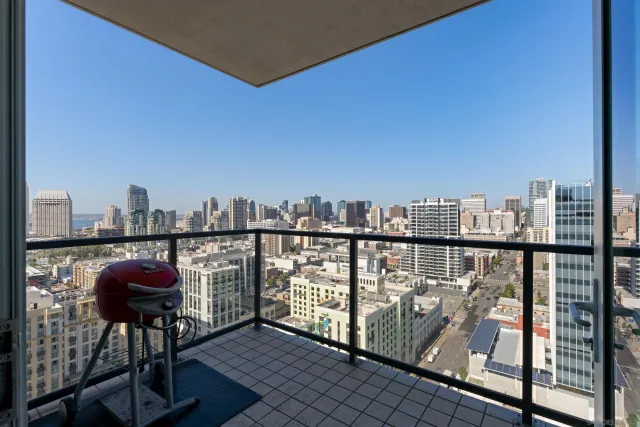a view of a chairs and tables in the patio