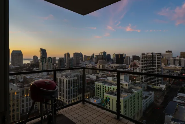 a outdoor living space with patio furniture