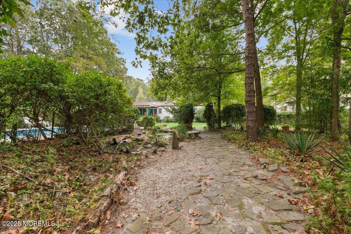696 Anderson Road Jackson, NJ 08527 - Photo 32 of 34 a view of a yard with plants and trees