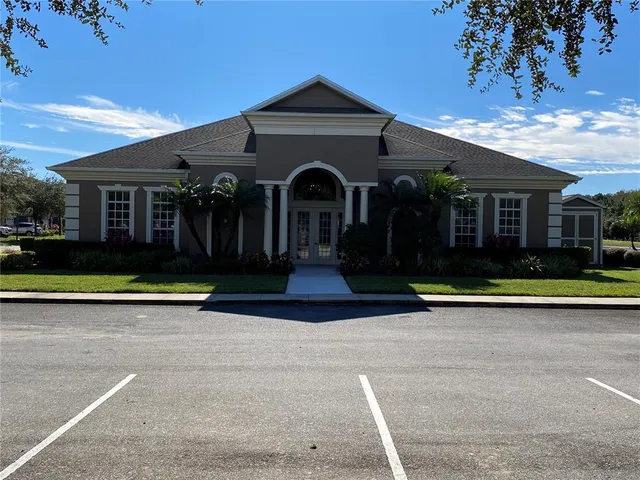 a view of a garden with a lake view