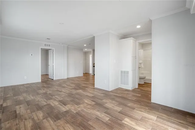 a view of empty room