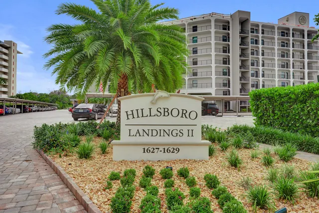 a sign on the side of building