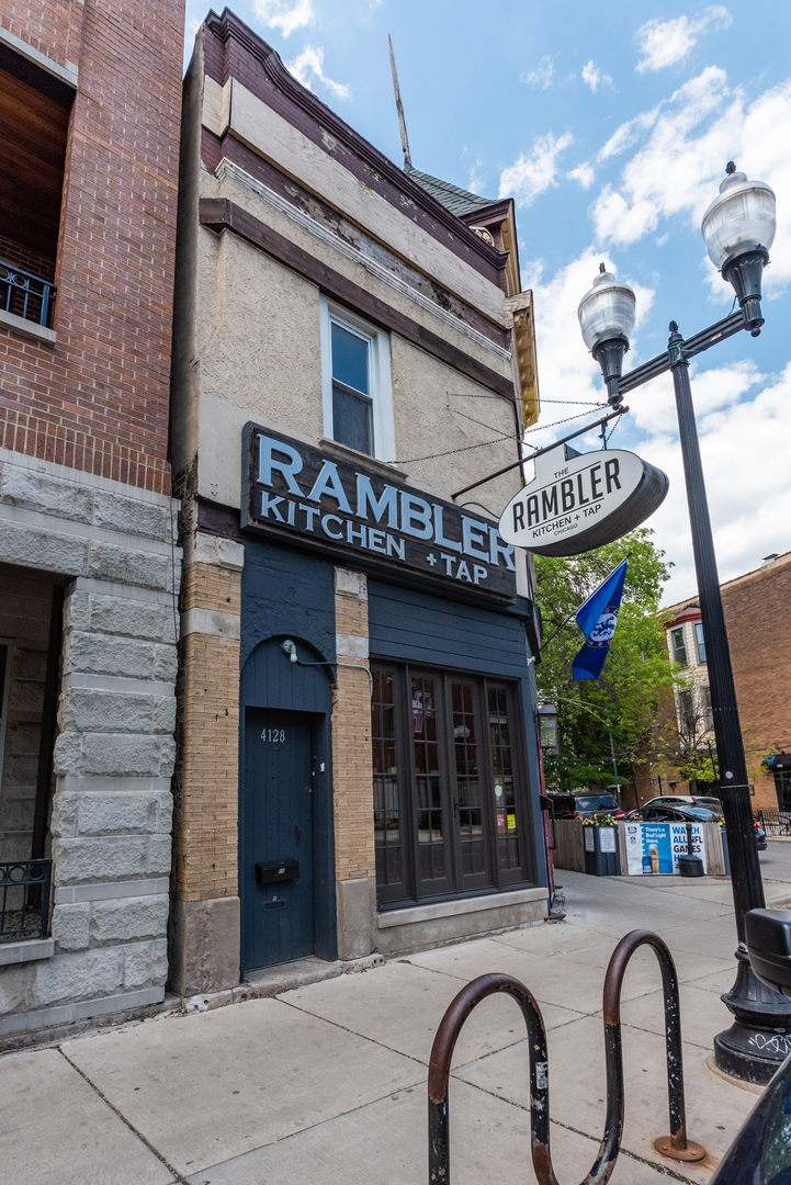 4128 North Lincoln Avenue, Unit 2R Chicago, IL 60618 - Photo 1 of 16 a front view of a building with entryway