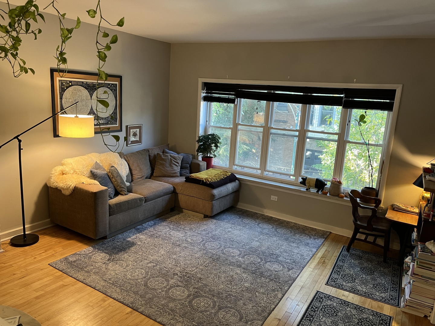 4128 North Lincoln Avenue, Unit 2R Chicago, IL 60618 - Photo 6 of 16 a living room with furniture and a rug