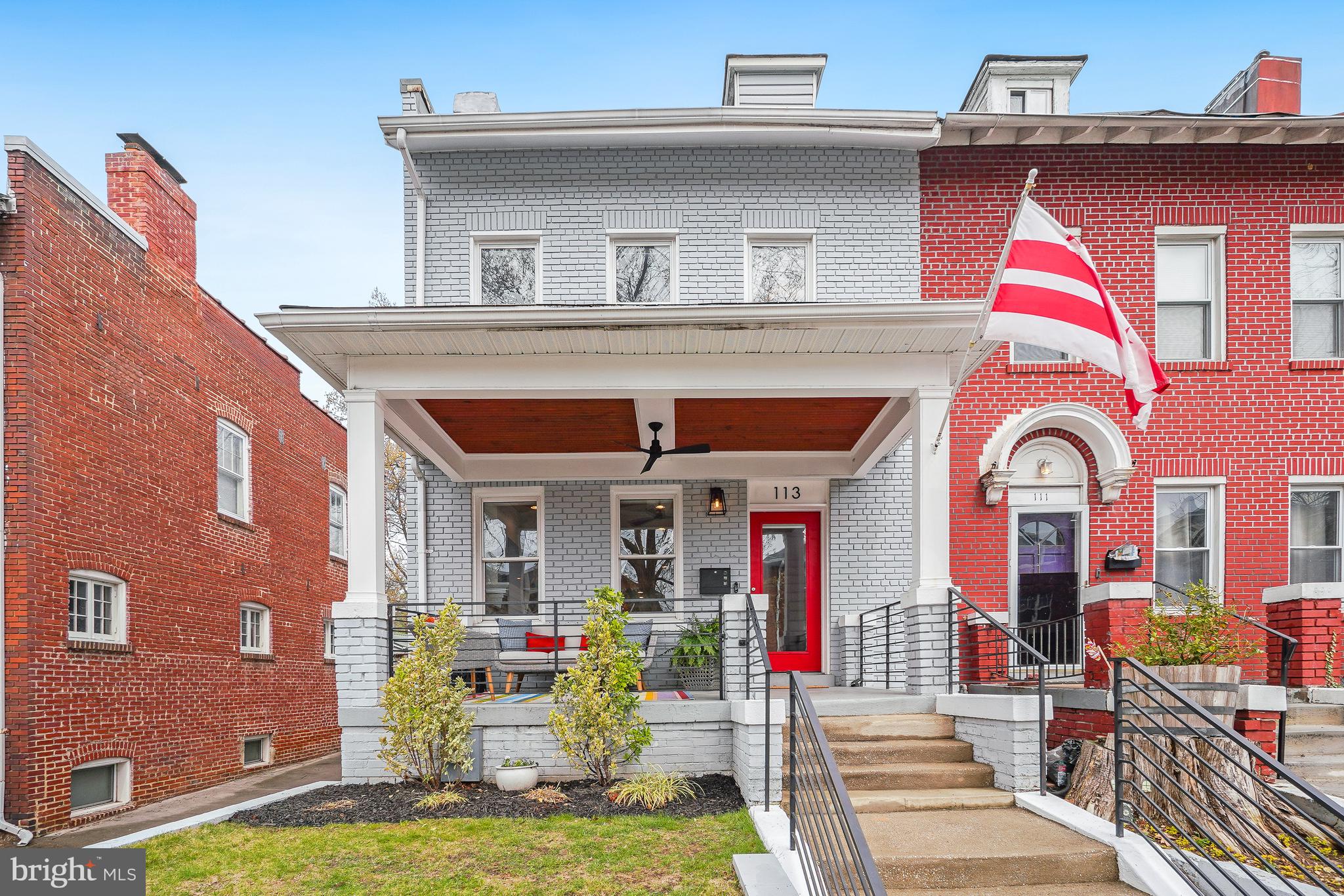 113 Webster Street Northwest Washington, DC 20011 - Photo 36 of 36 Recently added covered front porch