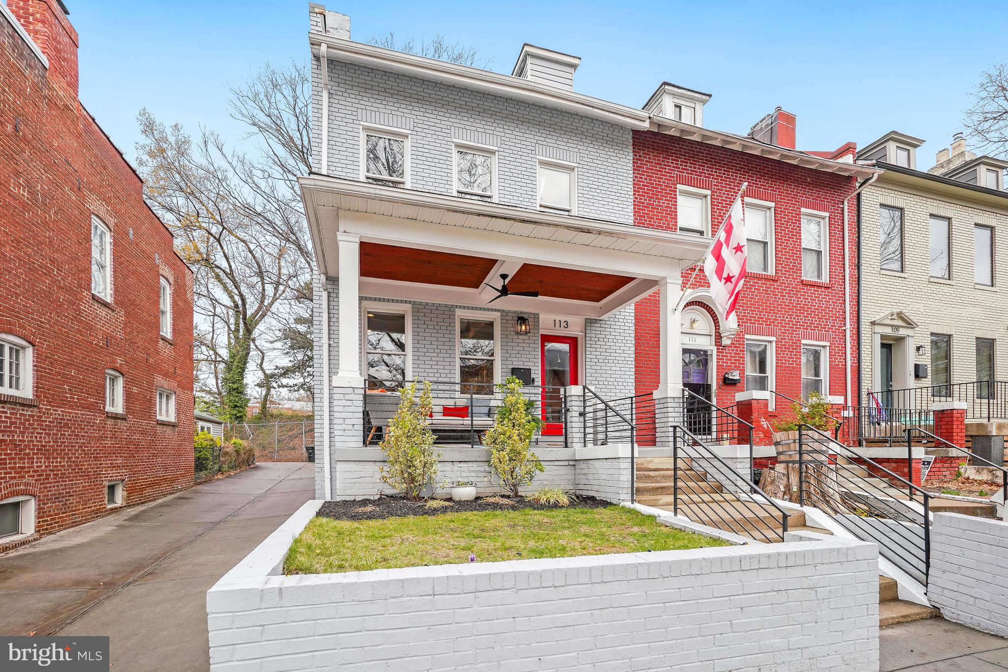 113 Webster Street Northwest Washington, DC 20011 - Photo 4 of 36 Extra-wide semi-detached rowhouse