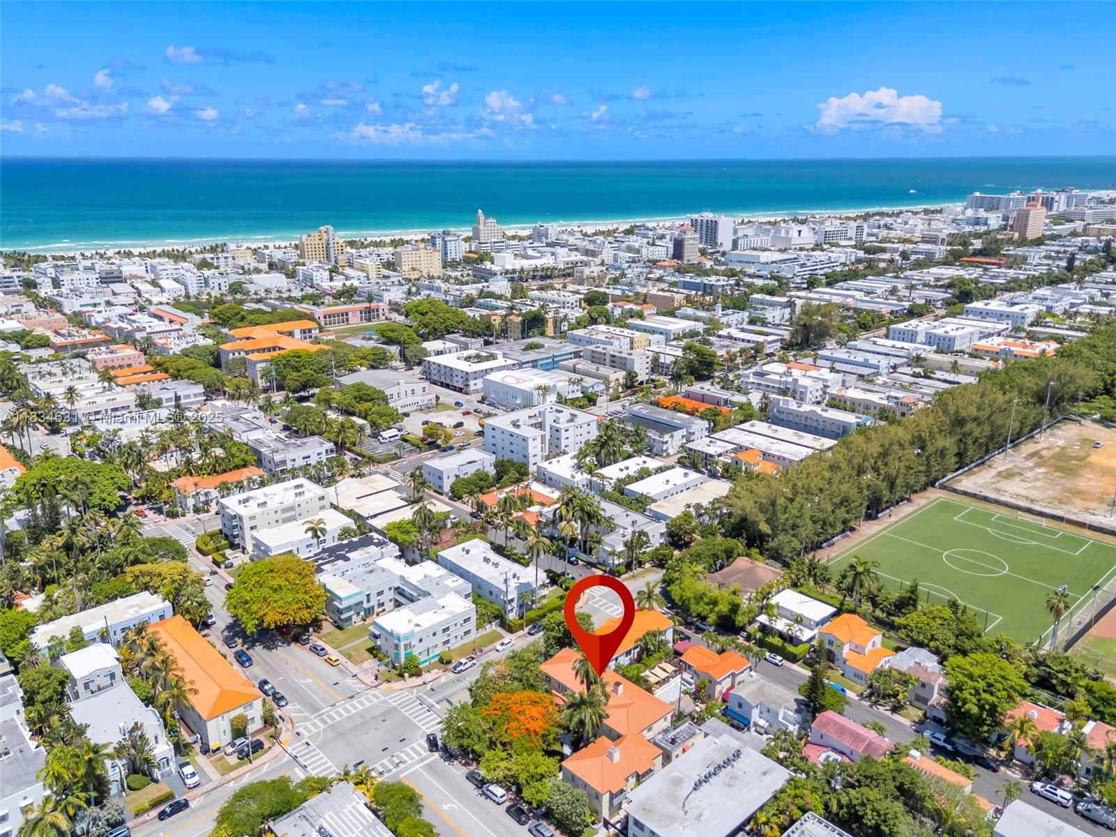 1450 Meridian Avenue, Unit 202 Miami Beach, FL 33139 - Photo 28 of 29 an aerial view of a city