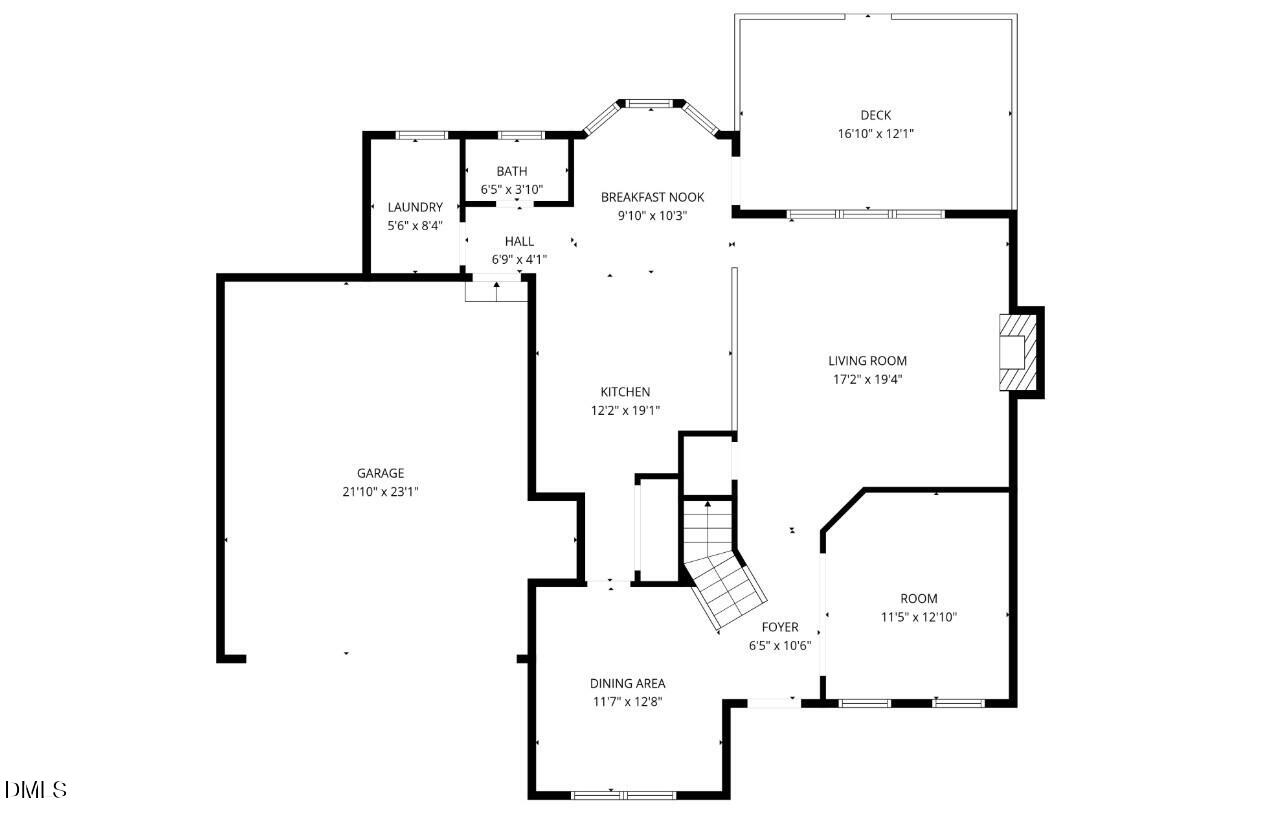 103 Springberry Court Cary, NC 27518 - Photo 36 of 37 First Floor plan
