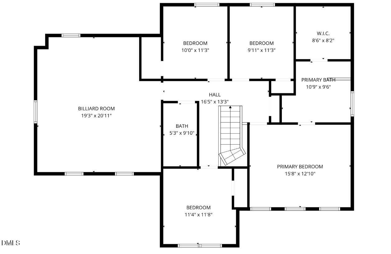103 Springberry Court Cary, NC 27518 - Photo 37 of 37 Second Floor Plan