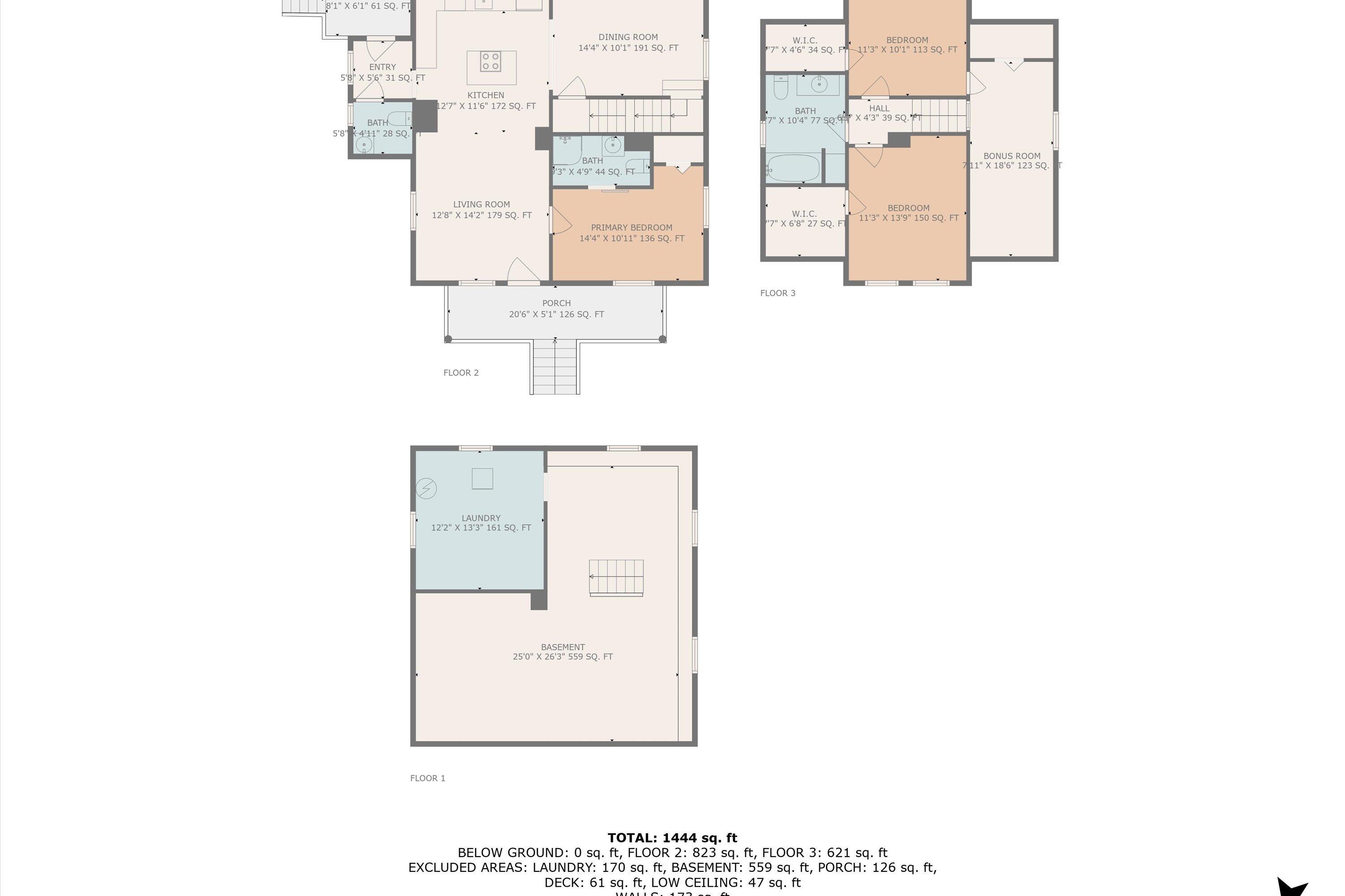 402 7th Street Salem, VA 24153 - Photo 32 of 32 a picture of floor plan