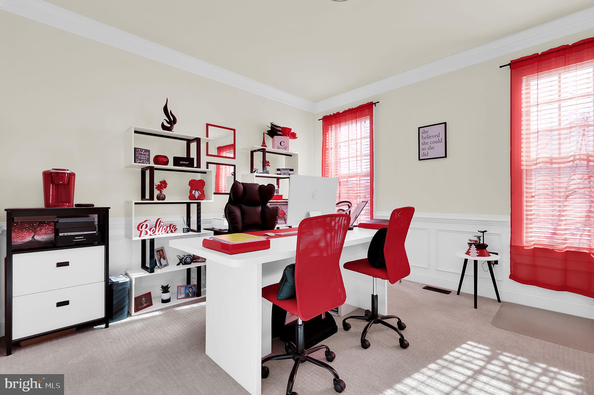 1305 Moore Spring Court Brunswick, MD 21716 - Photo 17 of 64 a view of a workspace with furniture