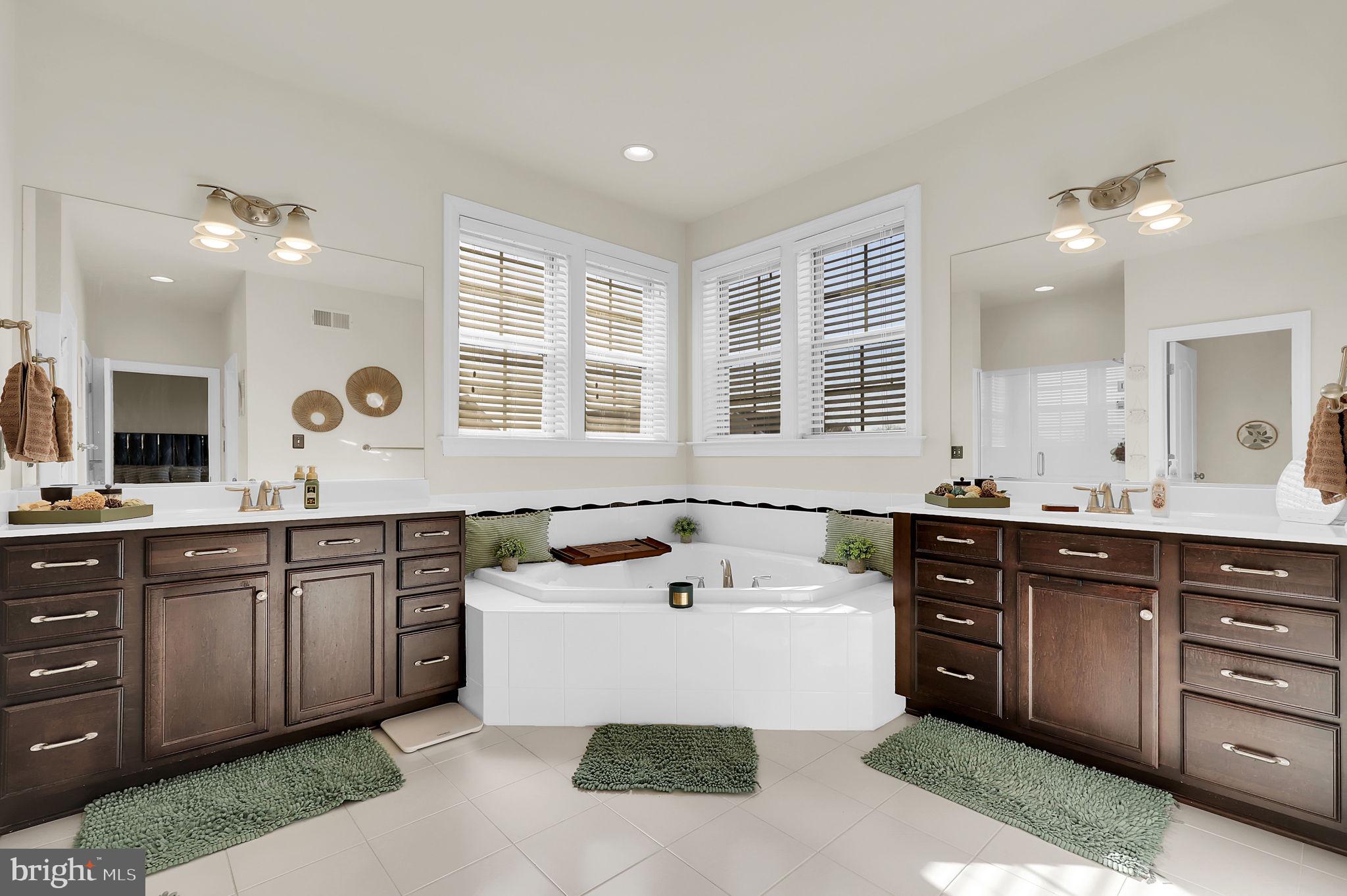1305 Moore Spring Court Brunswick, MD 21716 - Photo 21 of 64 a spacious bathroom with a sink double vanity and a bathtub