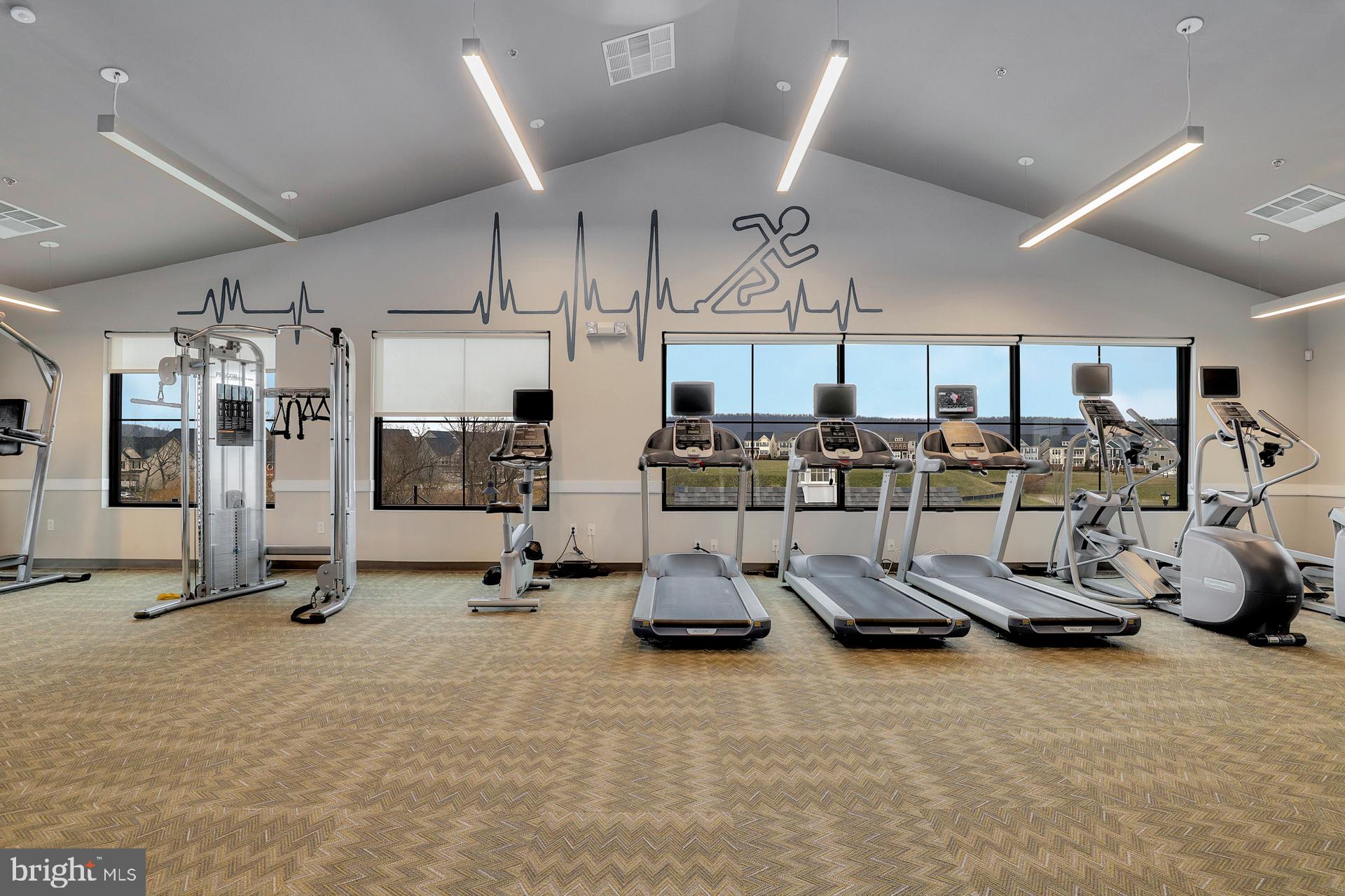 1305 Moore Spring Court Brunswick, MD 21716 - Photo 43 of 64 a view of a room with gym equipment