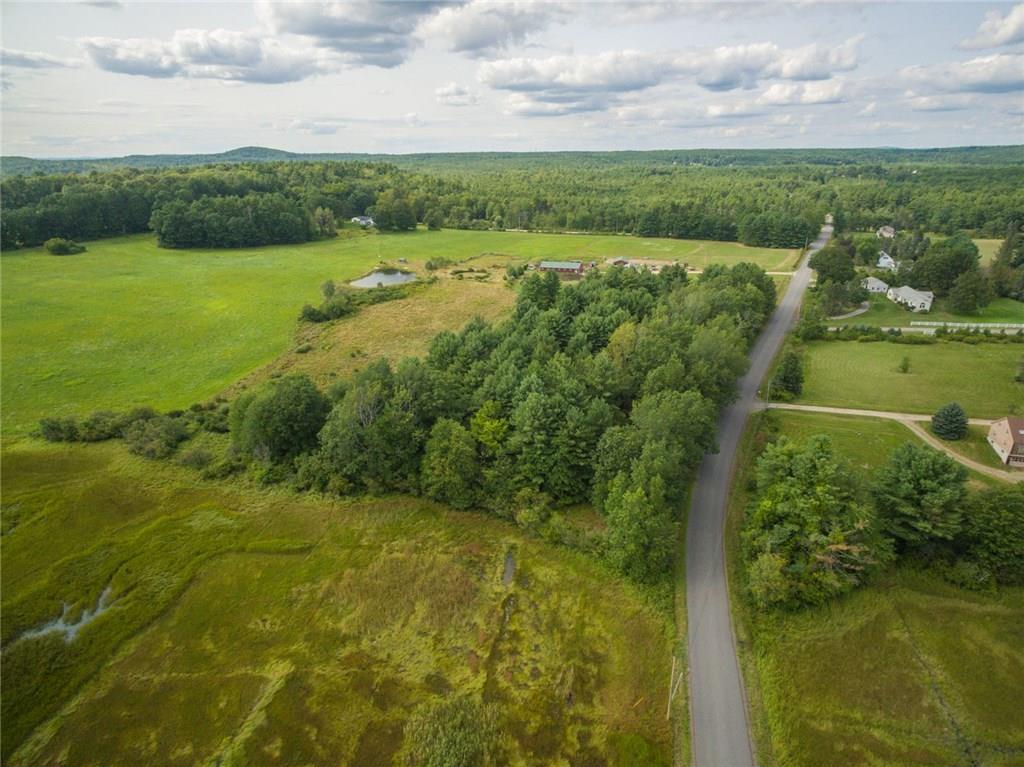 Drone views of the 4.6 acre lot on...