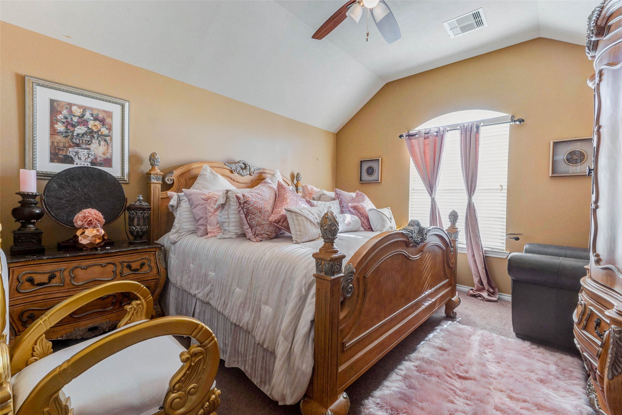 8211 Paddle Rock Lane Rosenberg, TX 77469 - Photo 36 of 50 a bedroom with two beds and a couch