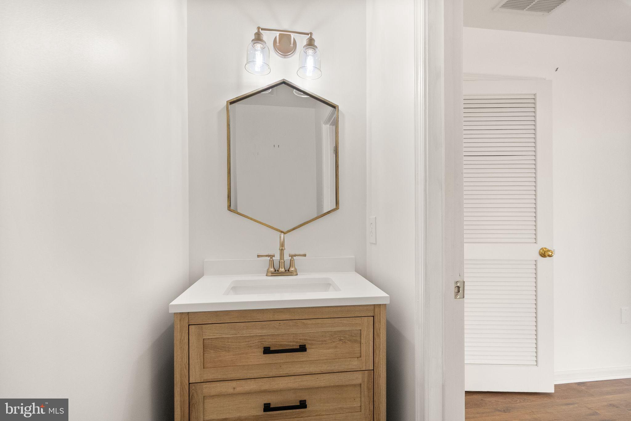 21659 Frame Square Broadlands, VA 20148 - Photo 18 of 68 a bathroom with a sink and a mirror