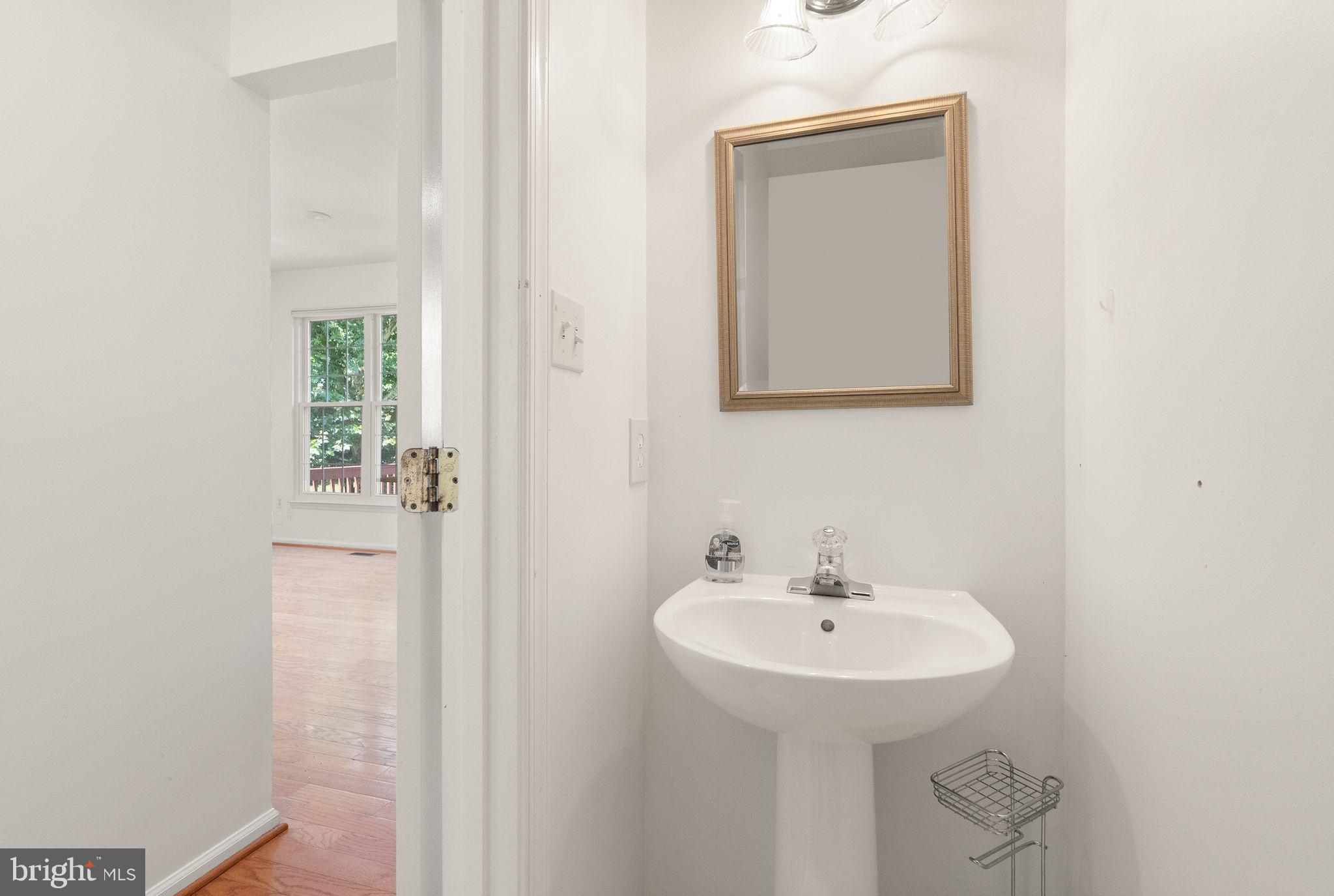 21659 Frame Square Broadlands, VA 20148 - Photo 33 of 68 a bathroom with a sink and a mirror