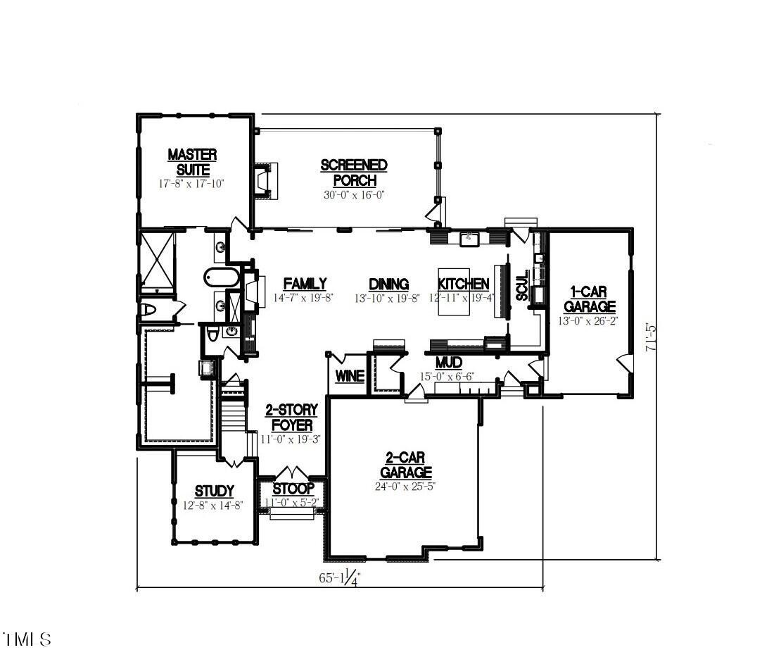 1801 Okeefe Lane Raleigh, NC 27613 - Photo 3 of 46 1stFloor_MacTavish 1C(3)