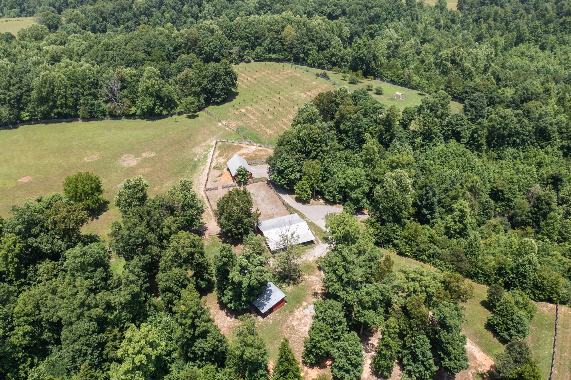 7480 South Harpeth Road Franklin, TN 37064 - Photo 43 of 51 an aerial view of residential house with outdoor space and trees all around