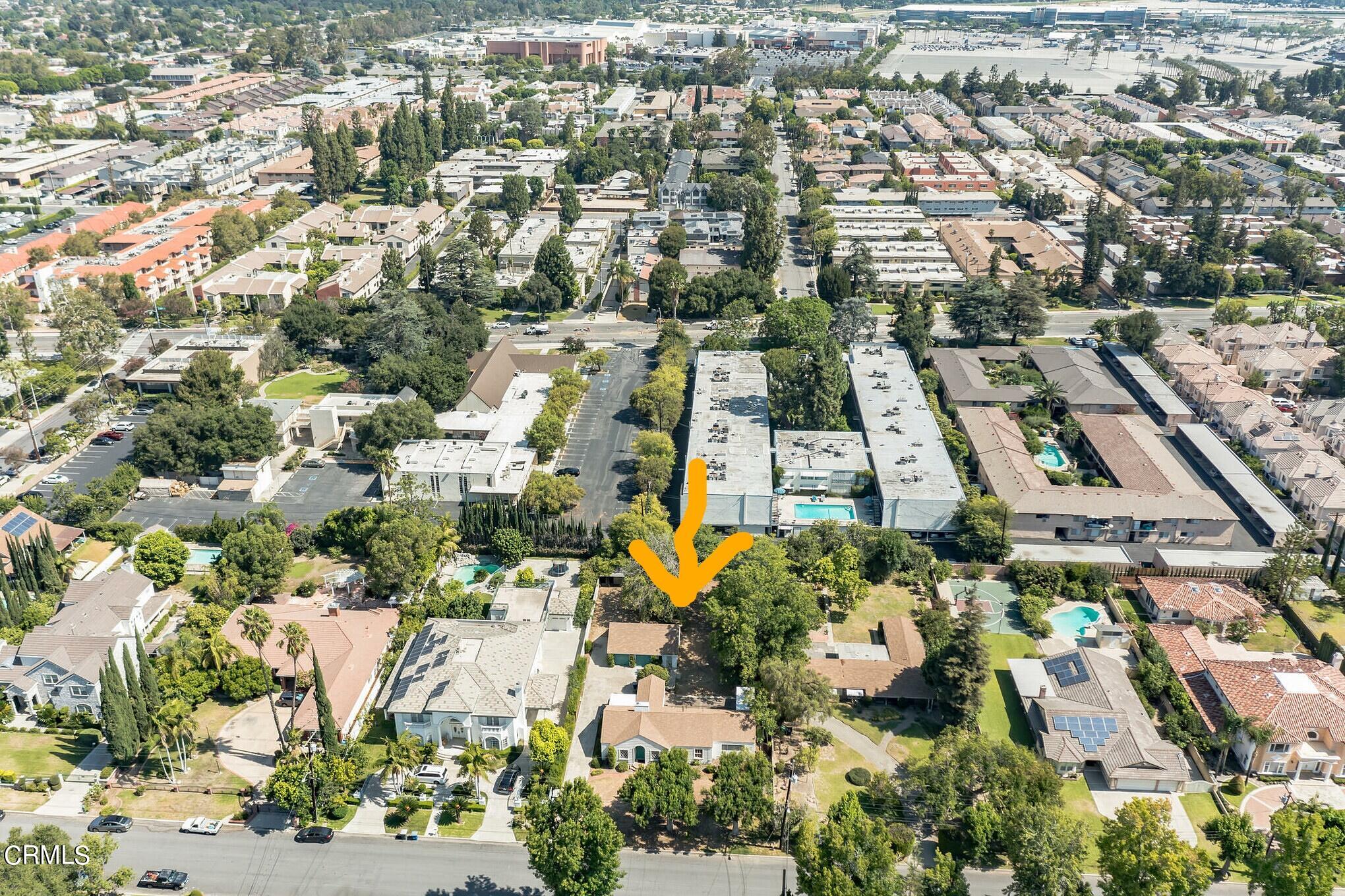 503 West Le Roy Avenue Arcadia, CA 91007 - Photo 32 of 33 an aerial view of residential houses with outdoor space