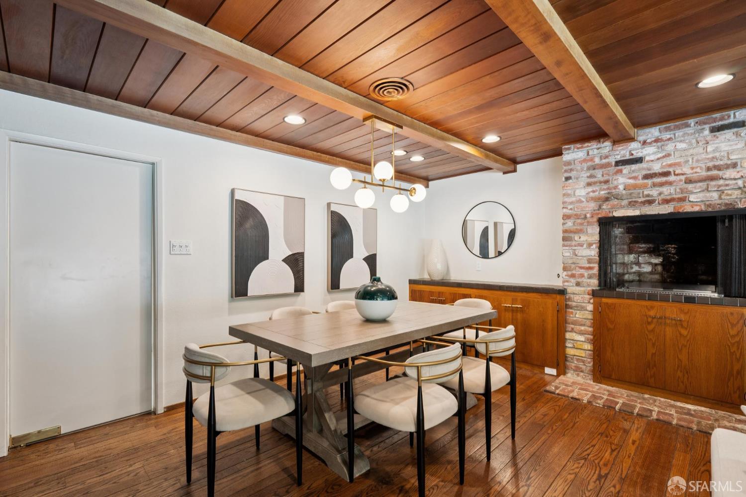 1348 Reliez Valley Road Lafayette, CA 94549 - Photo 18 of 61 a dining room with furniture and wooden floor
