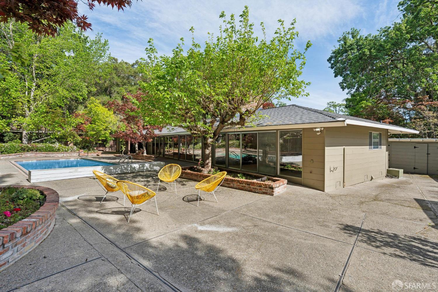 1348 Reliez Valley Road Lafayette, CA 94549 - Photo 54 of 61 an outdoor space with pool and furniture