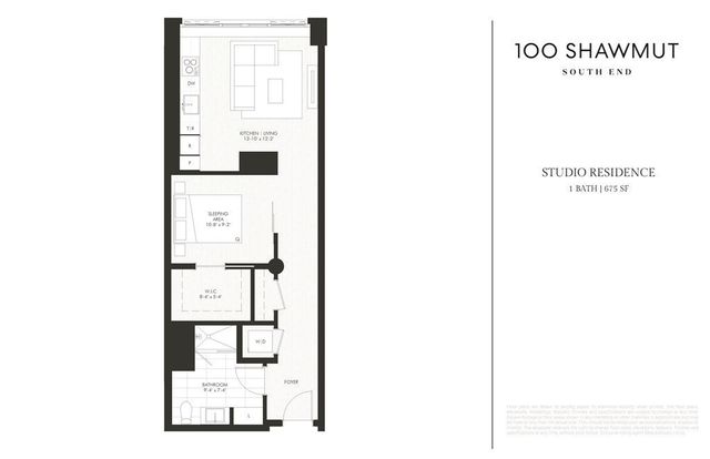 $728,000 | 100 Shawmut Avenue, Unit U: 406, Boston, MA 02118