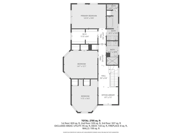 a picture of a bench in a white house