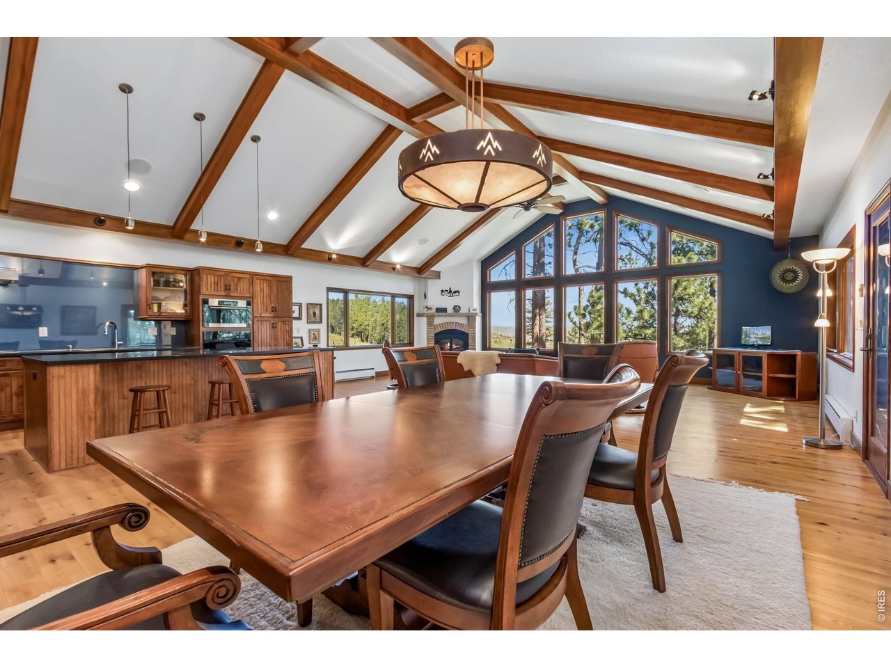 12592 Rist Canyon Road Bellvue, CO 80512 - Photo 5 of 50 Beamed Ceilings