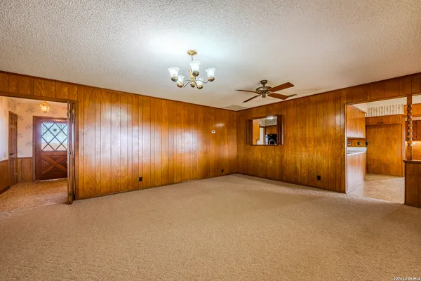 a view of a livingroom with a furniture