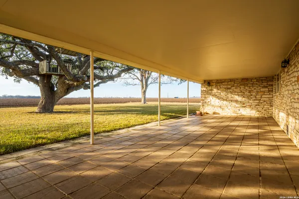 a view of an ocean and beach